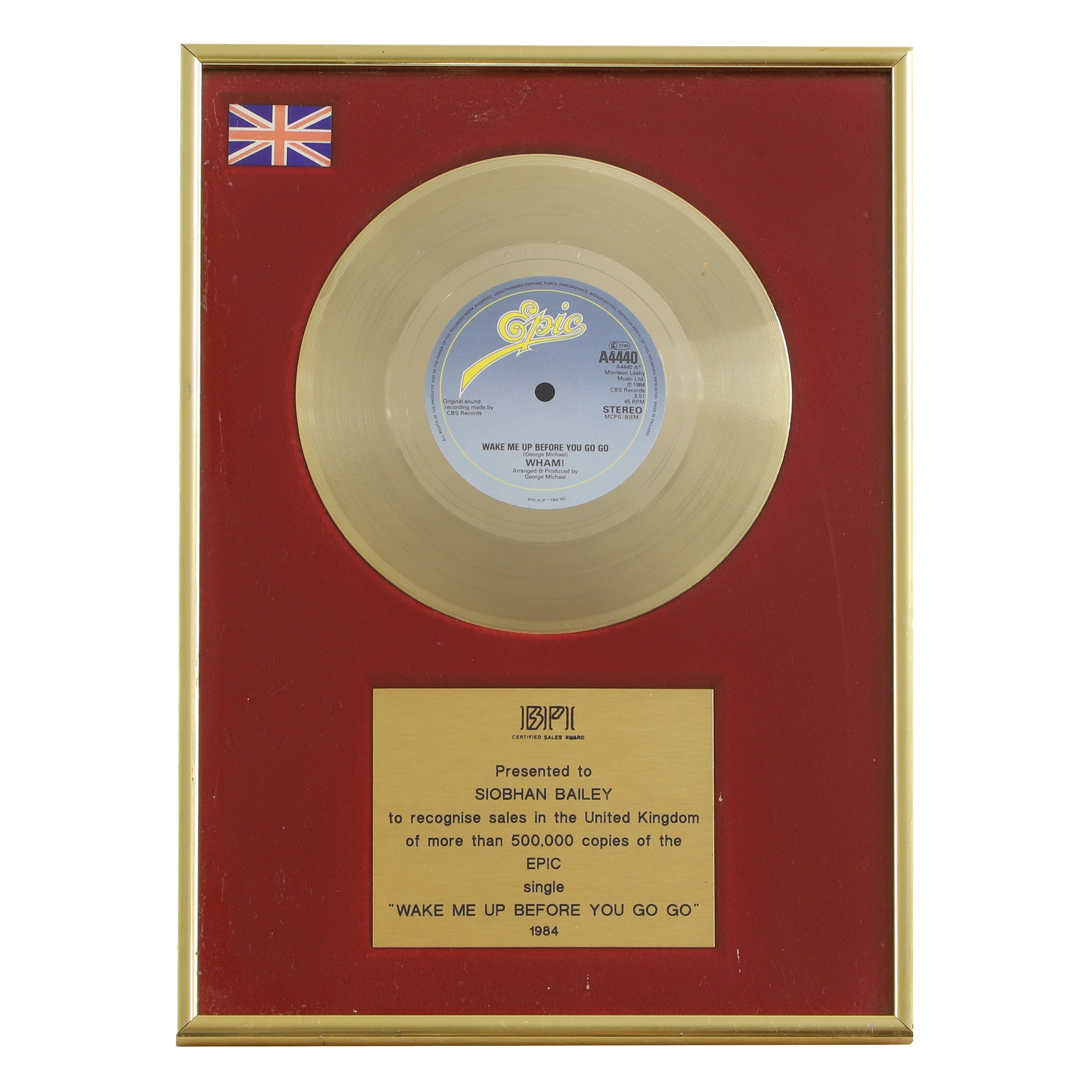 A Gold Disc - Wham!
